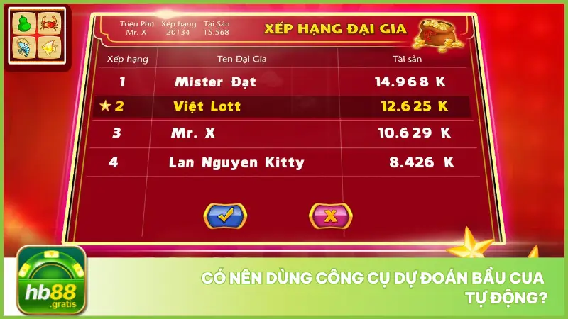 Mẹo Chơi Bầu Cua Tại Hb88 – Thắng Lớn Không Phải Hên Xui 4 Nhiều người chơi tại hb88 quan tâm đến phần mềm hỗ trợ dự đoán kết quả bầu cua