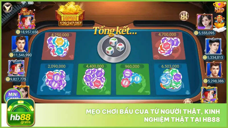 Mẹo Chơi Bầu Cua Tại Hb88 – Thắng Lớn Không Phải Hên Xui 3 Chơi bầu cua nếu không có chiến lược cụ thể sẽ rất dễ rơi vào vòng lặp