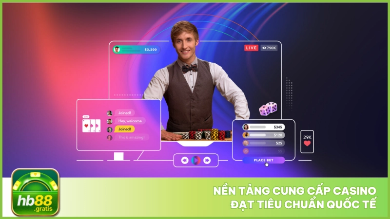 Nền tảng cung cấp Casino đạt tiêu chuẩn quốc tế